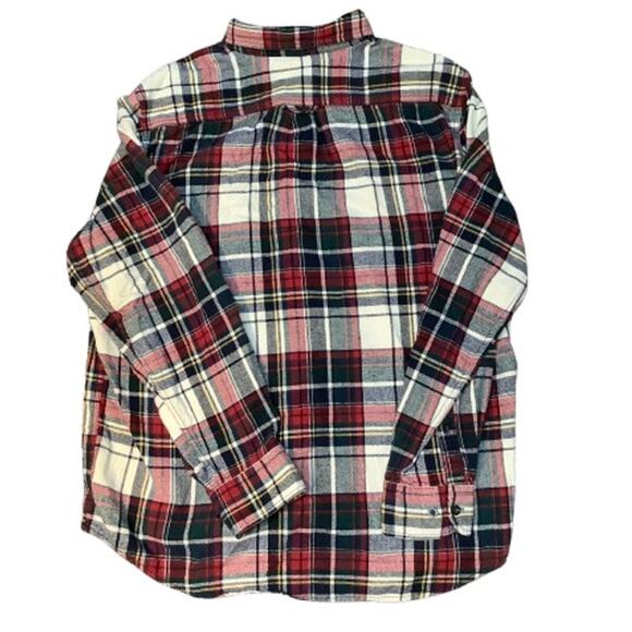 Woolrich Men's Large 100% Cotton Plaid Button-Down Shirt Grunge Rustic Outdoors - Picture 2 of 7